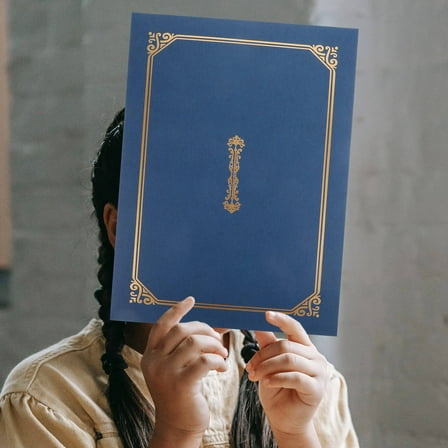 Soimiss 4Pcs Paper Certificate Envelope Holder for Graduation Awards and Certificates