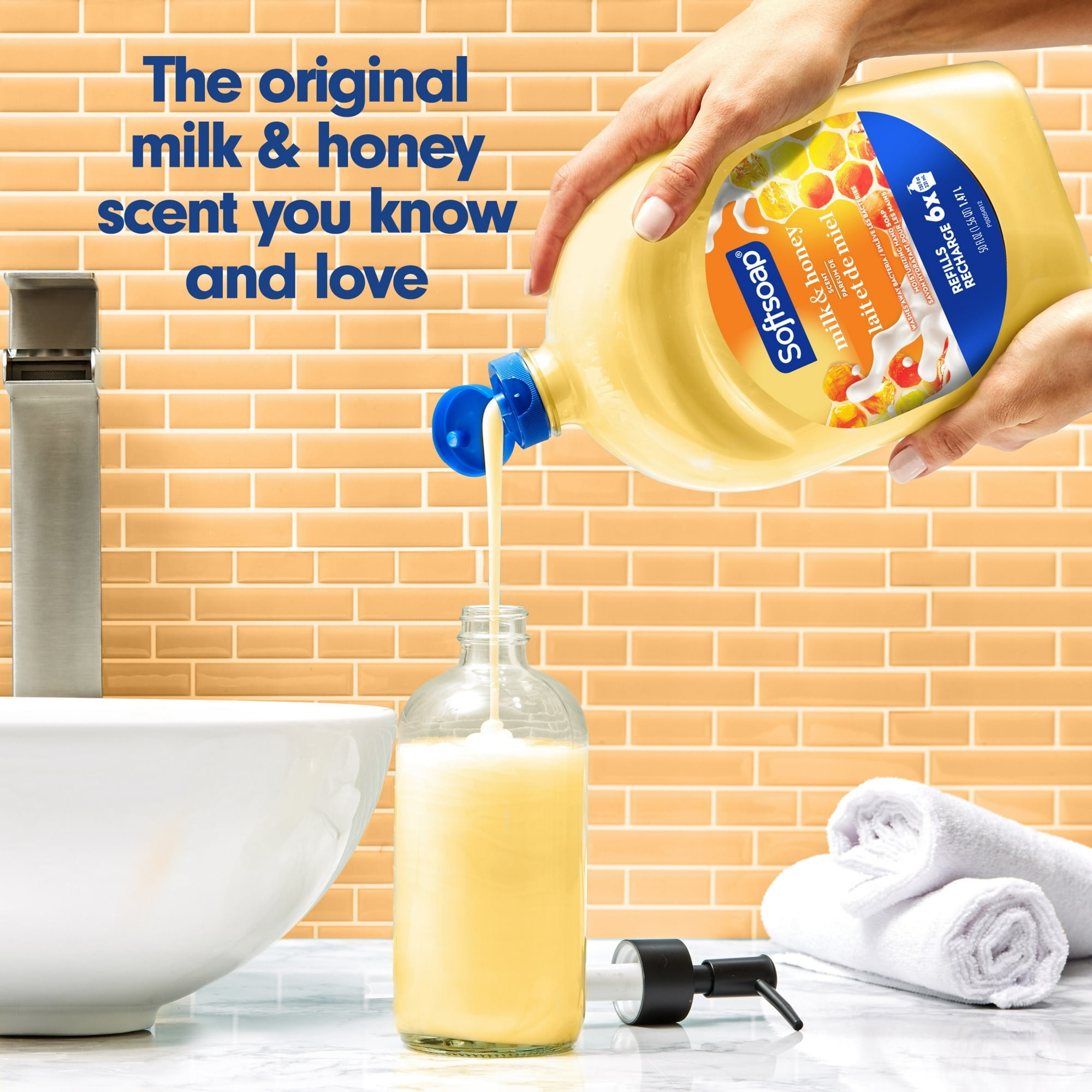 Pack of 2 - Softsoap Milk & Honey Scented, Liquid Hand Soap Refill, 50 Ounce Packaging May Vary