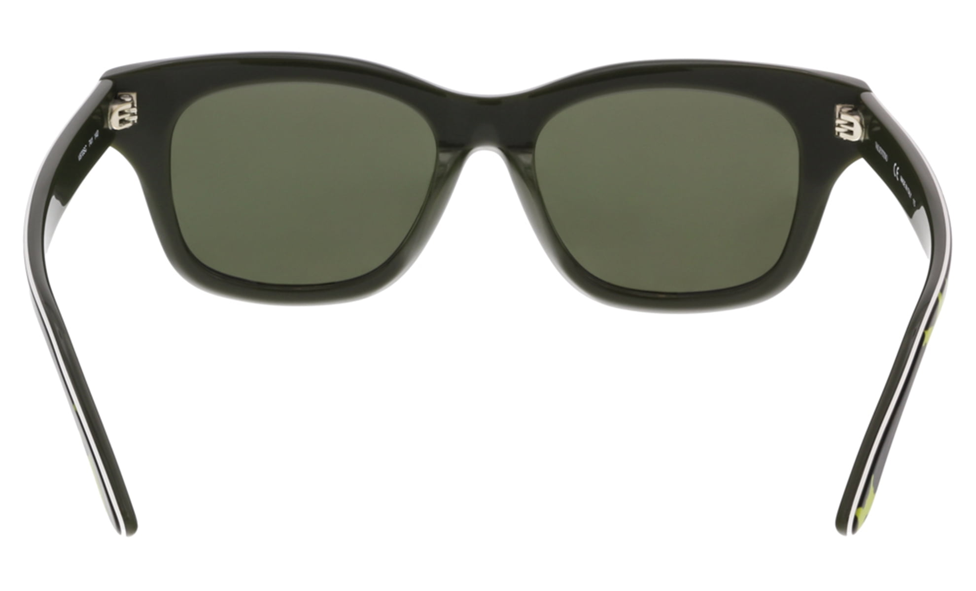 Valentino Army Green Rectangular Unisex Sunglasses V670SC 309 53 V670SC 309 53