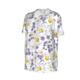 thumbnail image 2 of Rocae Daisies Flowers for Breathable Men's Baseball T-Shirt Fashionable Casual Baseball Jersey, Moisture-wicking Sportswear, 2 of 9
