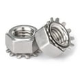 thumbnail image 1 of Sotoolstop #8-32 Tuerca De Bloqueo Keps De Acero Inoxidable, Paquete De 50, 1 of 4