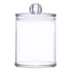 thumbnail image 3 of Tarro de plástico transparente Fiudx para almacenamiento de hisopos de algodón, 3 of 4