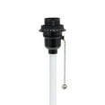 thumbnail image 2 of LimeLights White Stick Lamp with Charging Outlet and Fabric Shade, 2 of 9
