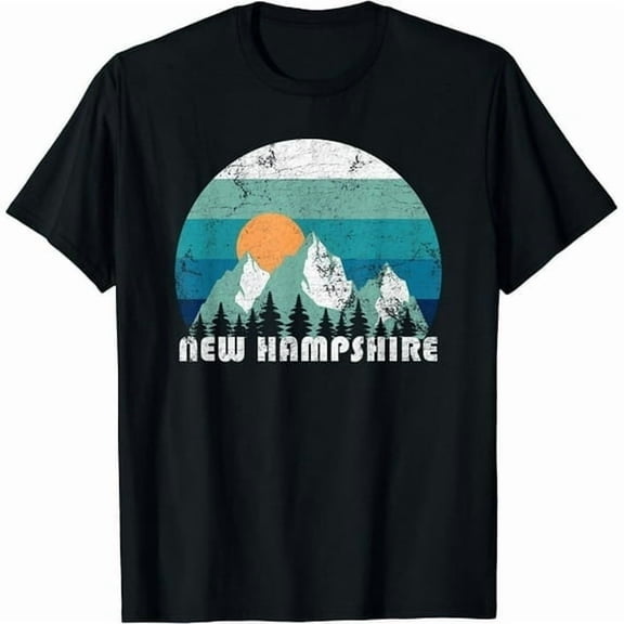 New Hampshire State Retro Vintage T-Shirt