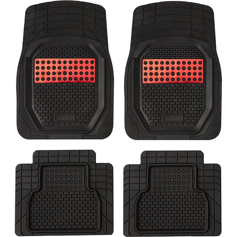 Red truck floor mats deals