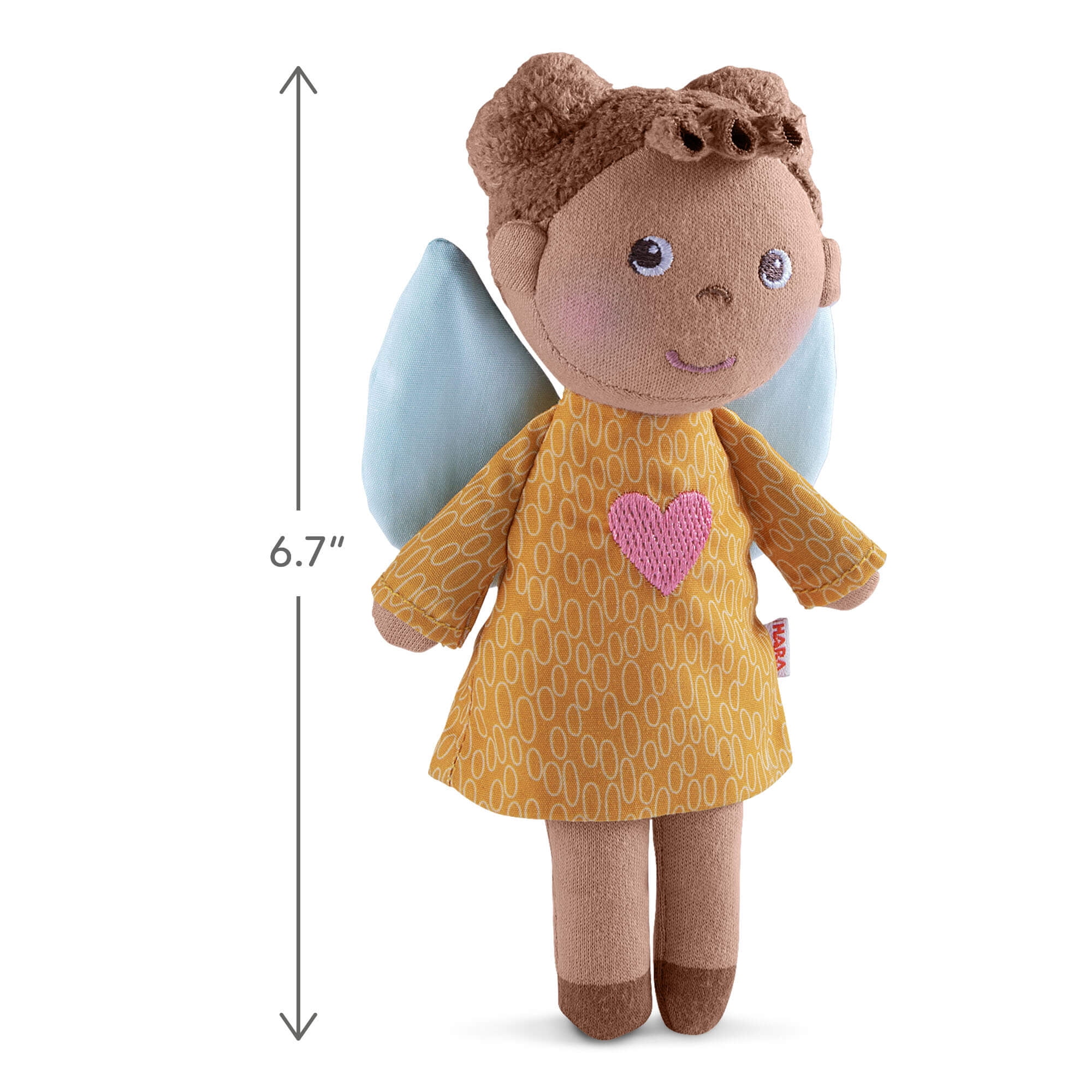 HABA Guardian Angel Mini Doll Nora - Soft Plush Baby Doll Toy for