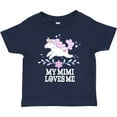 thumbnail image 3 of Inktastic My Mimi Loves Me Unicorn Girls Toddler T-Shirt, 3 of 5