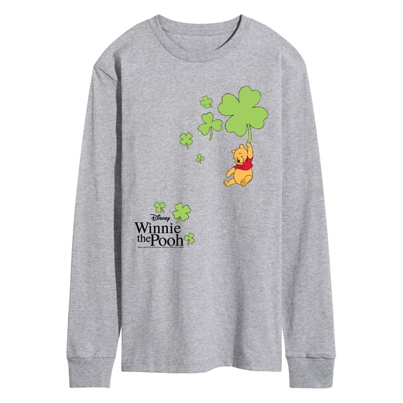 Winnie The Pooh - Shamrock Pooh - Men's Long Sleeve Graphic T-Shirt