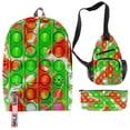 thumbnail image 1 of Kmbangi 3Pcs Fidget Bag Sensory Chest Bag School Backpack Bookbag Handbag, 1 of 2