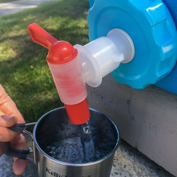 Sagan Life AquaBrick Rapid Dispensing Spigot for Outdoor Beverages
