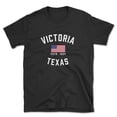 thumbnail image 1 of Victoria Texas Patriot Men's Cotton T-Shirt, 1 of 1