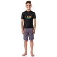thumbnail image 6 of Boys' Lake Life Short-Sleeve Swimsuit Rashguard Top Swim Shirt, 6 of 6