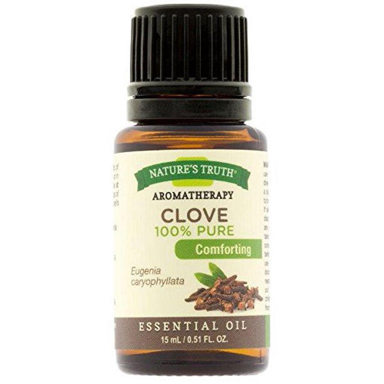 Nature's Truth Clove 100% Pure Comforting Essential Oil, 0.51oz, 5-Pack