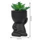 thumbnail image 2 of Maceta Moderna Para Plantas Suculentas Maceta De Cerámica Miniatura Se Puede Utilizar Como Decoración Para Jardinería Doméstica Y Escritorio, 2 of 7
