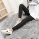 thumbnail image 4 of Leggings deportivos de algodón rasgados para mujer, primavera 2024, ropa para mujer, pantalones ajustados sólidos coreanos, envío directo, 4 of 5