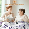 thumbnail image 2 of Grandma Gifts Blanket from Grandkids, Grandma Birthday Gifts, Grandma Throw Blanket from Granddaughter Grandson, Warm Fleece Blanket Talking Love to Her - 50x60 inches, 2 of 6