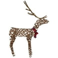 thumbnail image 4 of Northlight 47" LED Lighted Standing Rattan Reindeer Outdoor Christmas Decoration, 4 of 8