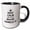Black/White, variant on 3drose, Keep Calm and Let the Major Handle It Fun Funny Career Job Pride Gift, 15oz Two-tone Green Mug