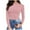 Pink#1, variant on pstuiky Long Sleeve Shirts for Women Knit Slim Fitted Crewneck Sweatshirt Casual Basic Tees Womens Tops Dressy Casual Tops for Women Spring Fall Outfits Clothes