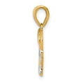 thumbnail image 2 of 14K Yellow Gold Infinity Design Heart Pendant, 2 of 4