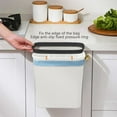thumbnail image 6 of SLYNSHome Hanging Mini Trash Can for Kitchen Cabinet Door,Small Garbage Bin Under Sink,Wall Mounted Waste Bin for Bathroom,Bedroom, 6 of 6