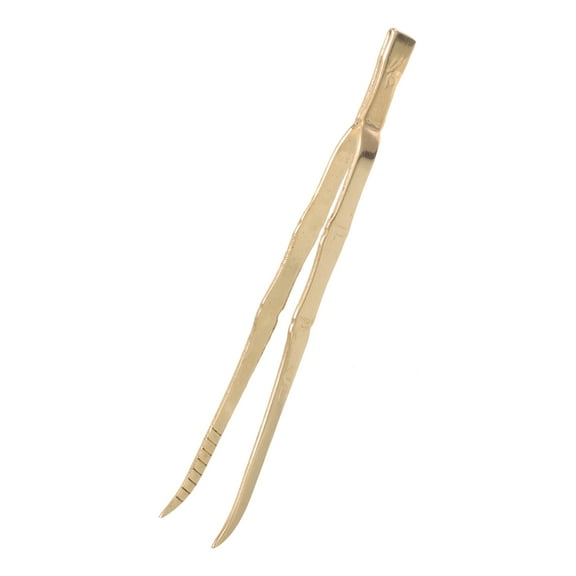 HOMOBABE 1Pack Tongs For Incense Charcoal Golden Color Incense Handling Church Ceremony