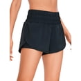 thumbnail image 1 of Shorts CRZ YOGA 2 en 1 con abertura alta y bolsillo azul marino XL, 1 of 6