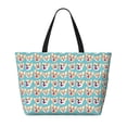 thumbnail image 2 of Easygdp Cute Corgi Head Bolsa de Viaje de Playa de Gran Capacidad, Bolsa Tote Perfecta para la Playa, Escapadas de Fin de Semana y Viajes, 2 of 7