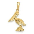 thumbnail image 4 of 14k Yellow Gold Solid Polished Pelican Pendant Necklace Measures 24.1x15.1mm - Pendant for Women, 4 of 6