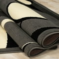 thumbnail image 3 of Allstar Grey Area Rug. Contemporary. Abstract. Traditional. Geometric. Formal. Shapes. Circles (3' 9" x 5' 1"), 3 of 7