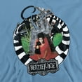 thumbnail image 2 of Beetlejuice Lydia With Worms Unisex Adult Pull-Over Hoodie,Carolina Blue, X-Large, 2 of 6