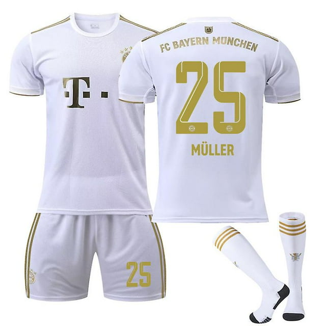 2022-2023 Nouvelle Saison Fc Bayern Munich Ensembles de Soccer Uniformes de Soccer T-shirts Rouges Maillot-1
