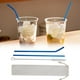 thumbnail image 5 of Fiudx Pajitas de Colores, Juego Ecológico de Acero Inoxidable, Pajitas de Viaje Reutilizables, Diseño Duradero y Fácil de Limpiar, para Disfrutar de Bebidas En Casa o En Fiestas, Un Regalo Considerad, 5 of 5