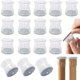 thumbnail image 1 of Chair Leg Floor Protectors Chair Feet Sliders - Silicone Chair Leg Protectors for Hardwood Floors - Chair Glides for Carpet&Hardwood Floors, Chair Leg Caps Furniture Leg Cover Clear 16 Pack，, 1 of 5