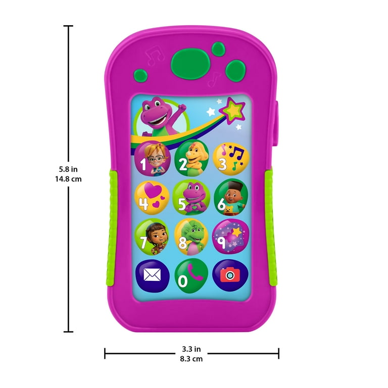 Fisher-Price Barney's World Hey Barney Phone Musical Toddler Fisher-Price Barney's World Hey Barney Phone Musical Toddler