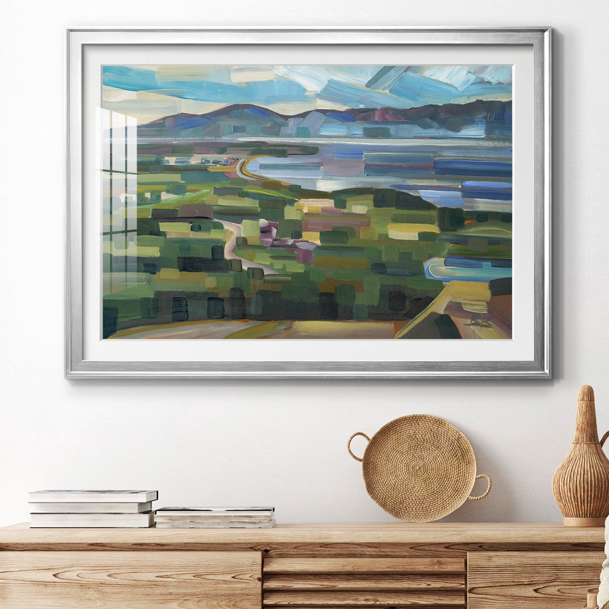 View From Goose Park Premium Framed Print - Ready to Hang