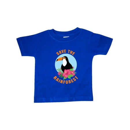 

Inktastic Save the Rainforest Toucan Illustration Gift Baby Boy or Baby Girl T-Shirt
