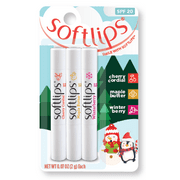Softlips Limited Edition Christmas Set SPF20: Cherry Cordial, Maple Butter, Winter Berry