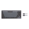 thumbnail image 3 of Logitech Master Series MX Mechanical Mini for Mac Wireless Illuminated Keyboard - Gris Cosmique - Clavier - Rétroéclairé - Sans Fil - Bluetooth le - QWERTY - US - Interrupteur de Touche : Tactile Silencieux - Gris Cosmique, 3 of 16