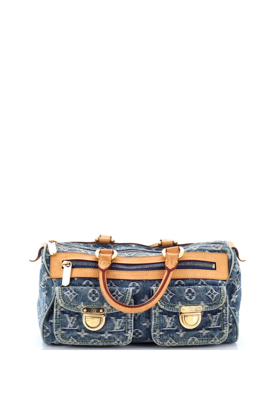 Pre-Owned Neo Speedy Bag Denim By Rebag