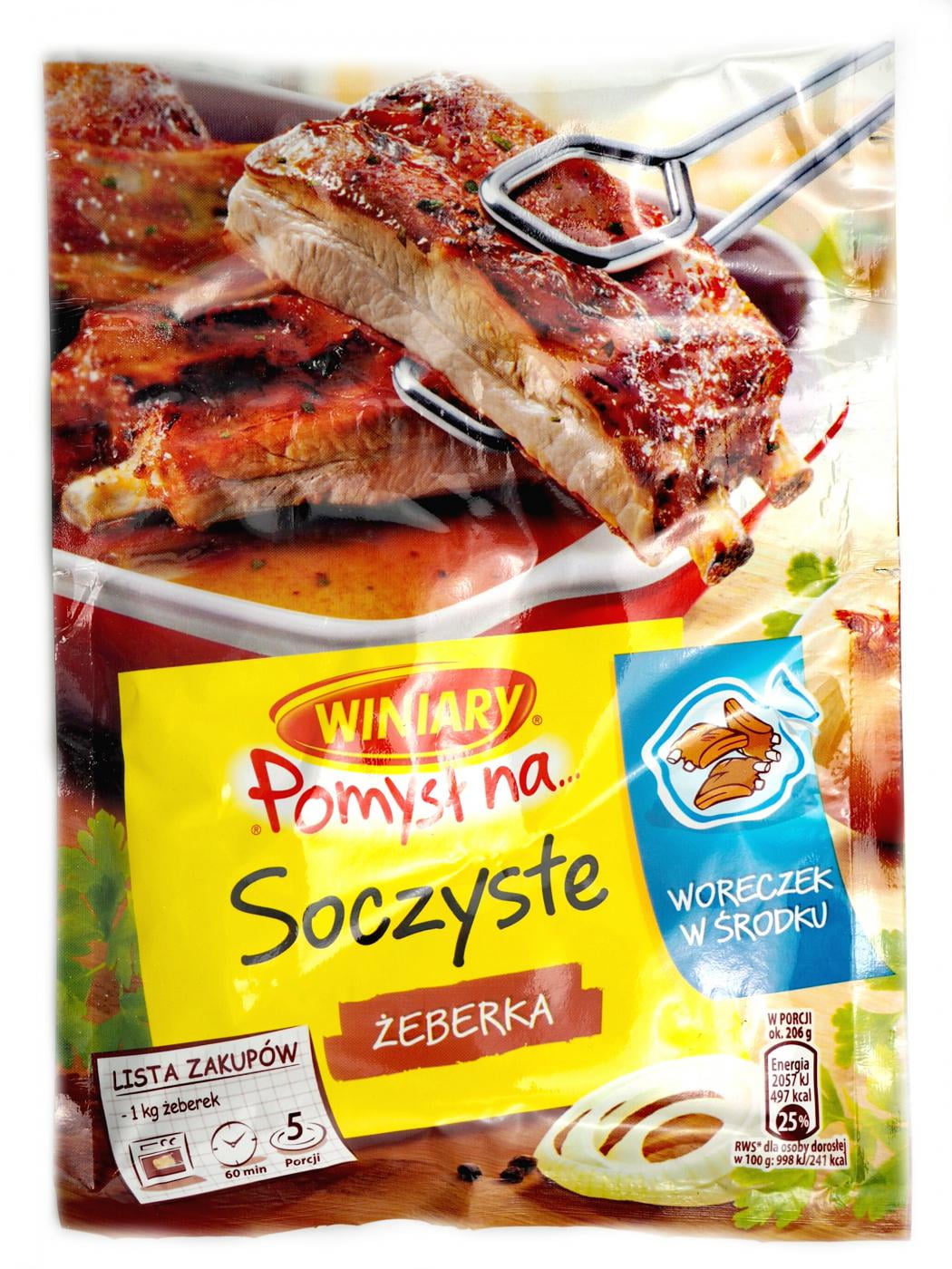 Winiary Juicy Ribs Seasoning Mix with Baking Bag Pomysl na Soczyste ...