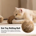 thumbnail image 2 of Cat Pom Pom Balls Toy Infused with Catnip and Gallnuts for Stress-Relief Play, Multiple Sizes Available, 2 of 8