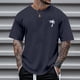 thumbnail image 2 of Playeras Interiores Hombre Cuello V Camisa Corta Con Estampado De Mapa De Primavera Y Verano Para Hombre, Camisa Con Solapa Totalmente Estampada Y Bolsillo, 2 of 3