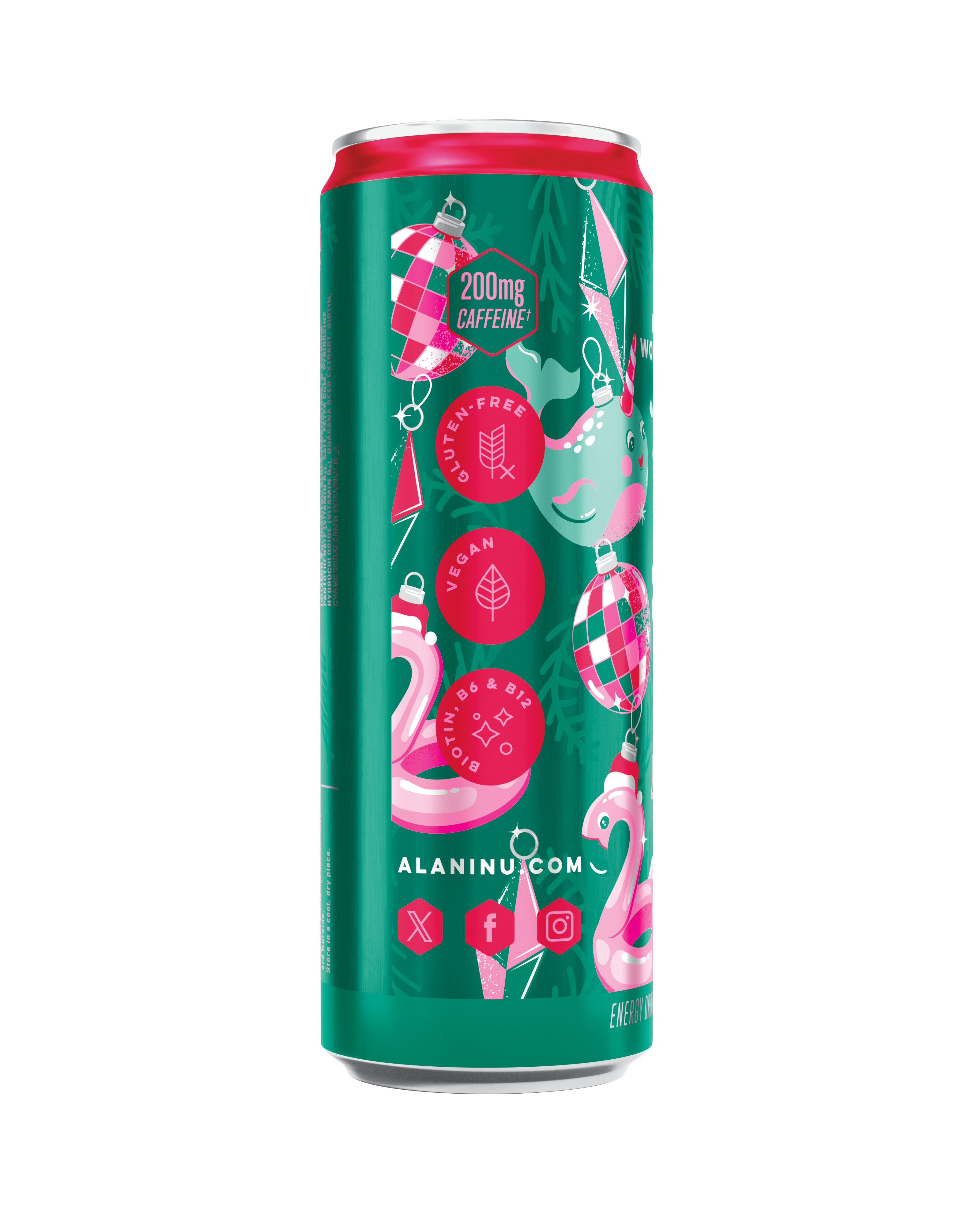 Alani Nu Energy Drink Winter Wonderland 12oz, 24pk (24 12oz Cans)
