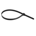 thumbnail image 2 of Uxcell Reusable Cable Ties Cable Zip Ties Adjustable Cable Tie Wraps Nylon 15.75"  x 0.29" Black 60pcs, 2 of 5