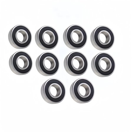 10Pcs 1623-2RS Deep Groove Ball Bearings 5/8"x1-3/8"x7/16" Double Sealed Ball Bearings for Scooters Elevators Skateboards…