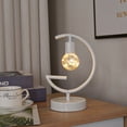 thumbnail image 5 of Lámpara con pilas, lámpara de mesita de noche inalámbrica con pilas, luz nocturna portátil con jaula de metal para sala de estar, dormitorio, comedor, patio, pasillo, entrada en interiores y, 5 of 5