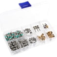 thumbnail image 2 of HUGFEGWE 134pcs Assorted A/C Schrader Valves R134a Kit 11 Kinds of AC Valve Core CJB91-35236, 2 of 7