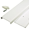 thumbnail image 1 of Legrand - Wiremold CMK30 30-Inch Flat Screen TV Cord Cover Kit- Wall Mount TV Cable Concealer Cord Cover Raceway Kit to Hide Cables, Cords, or Wires- White, 1 of 5