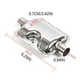 thumbnail image 2 of QualitChoice Car Exhaust Pipe Universal Automobile Hose Replacing Part Vehicle Repairing Modification Muffler Accessory 60CM, 2 of 6